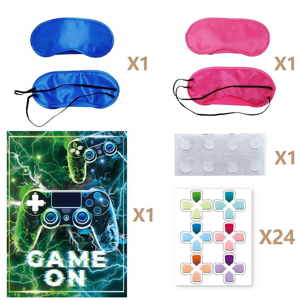 Customized Game-Themed Party Supplies, Birthday Party Decorations, Arrangements, Props, Paper Plates, Paper Cups, Tablecloths, Paper Towels, Banners