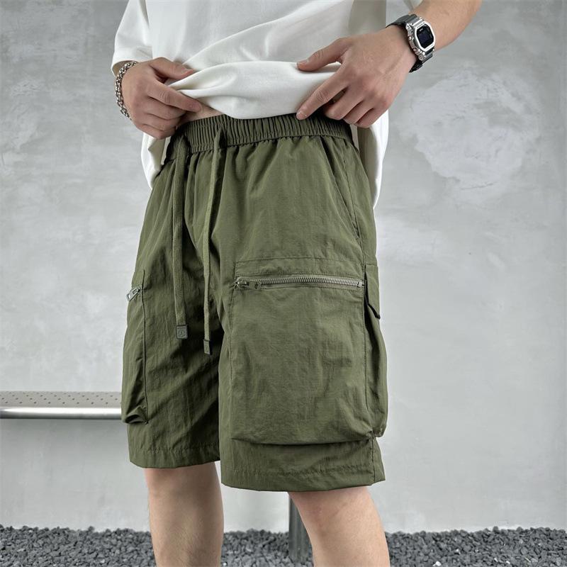 

2024 Men s Loose Fit Casual Overalls with Big Pockets