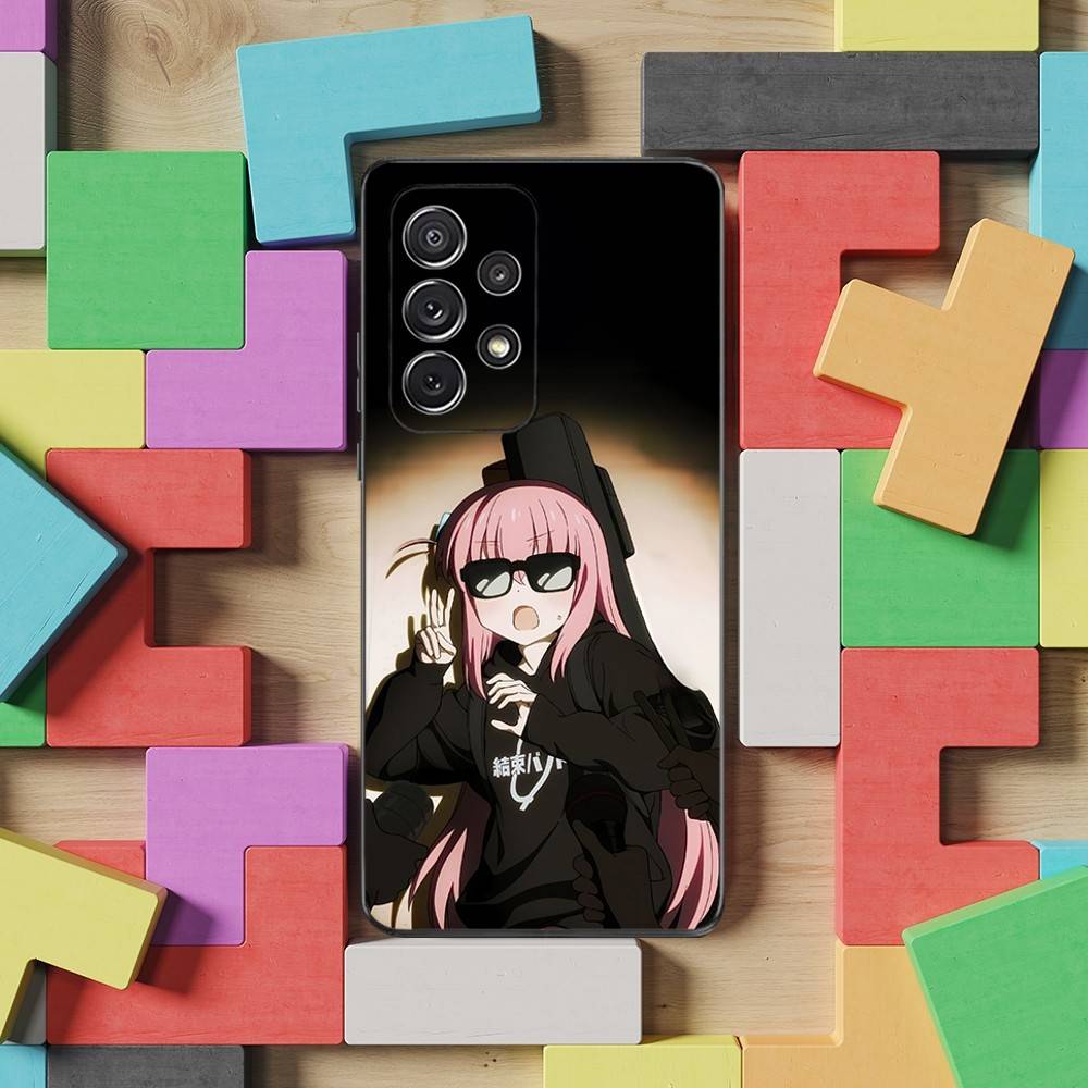 

Rock Band B-Bocchi T-The Phone Case For Samsung S25,S24,S23,S22,S21,S20,S10,Ultra,Plus,Lite,FE,Soft Silicone Black Cover Samsung S24