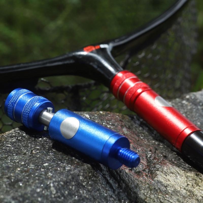 Fish Landing Dip Net Connector Fitting Replacement Fish Landing Dip Net Connector Quickly Release Landing Net Head Adapter