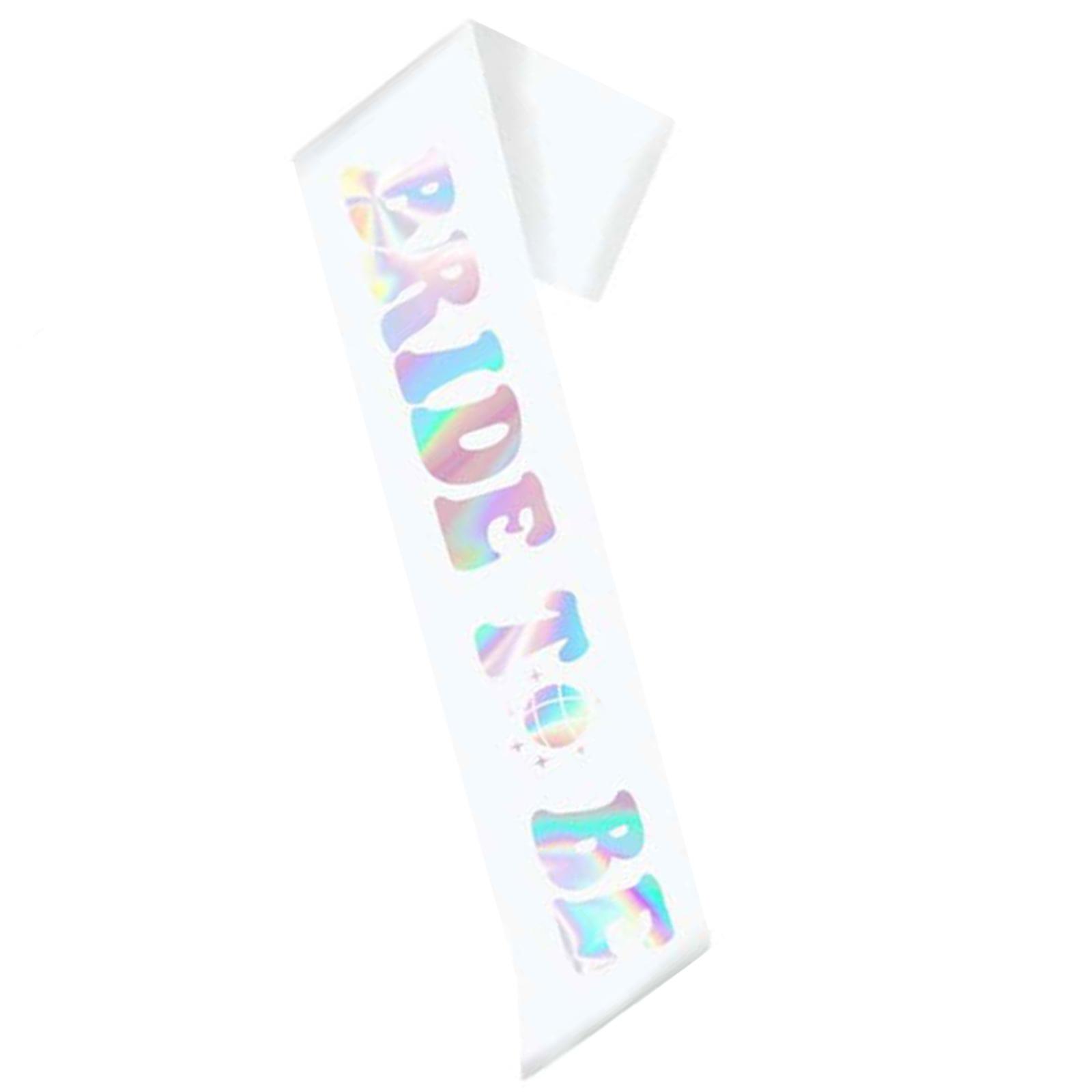 

Bridal Sash for Bachelorette Party Decorations Bride To Be Gift Bridal Shower Wedding Bride to Be Sash Photo Props 4