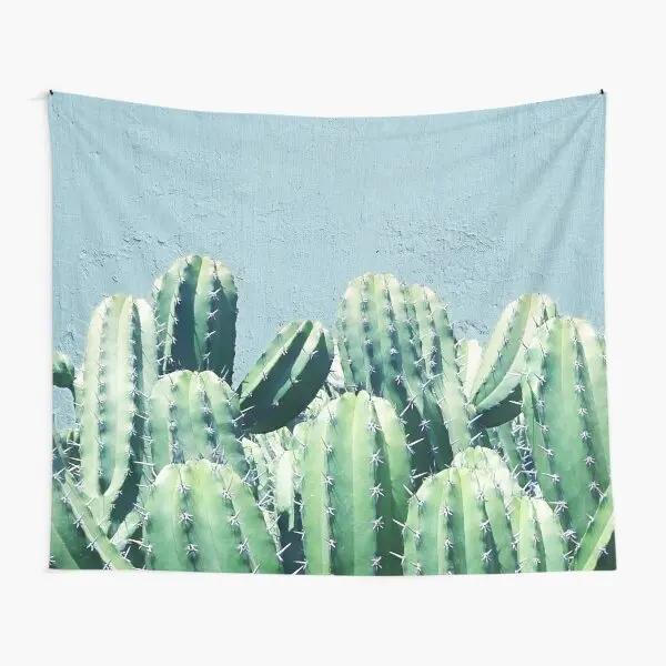 Cactus Tapestry Floral Green Desert Plants Cartoon Tapestry Wall Hanging Tapestry for Bedroom Living Room Home Dorm Decor