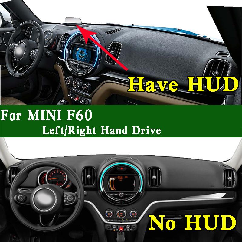 For MINI Countryman F60 Dashmat Dashboard Cover trument Panel Sunscreen ulation Pad Dash Mat Anti-Dirt Proof Ornaments