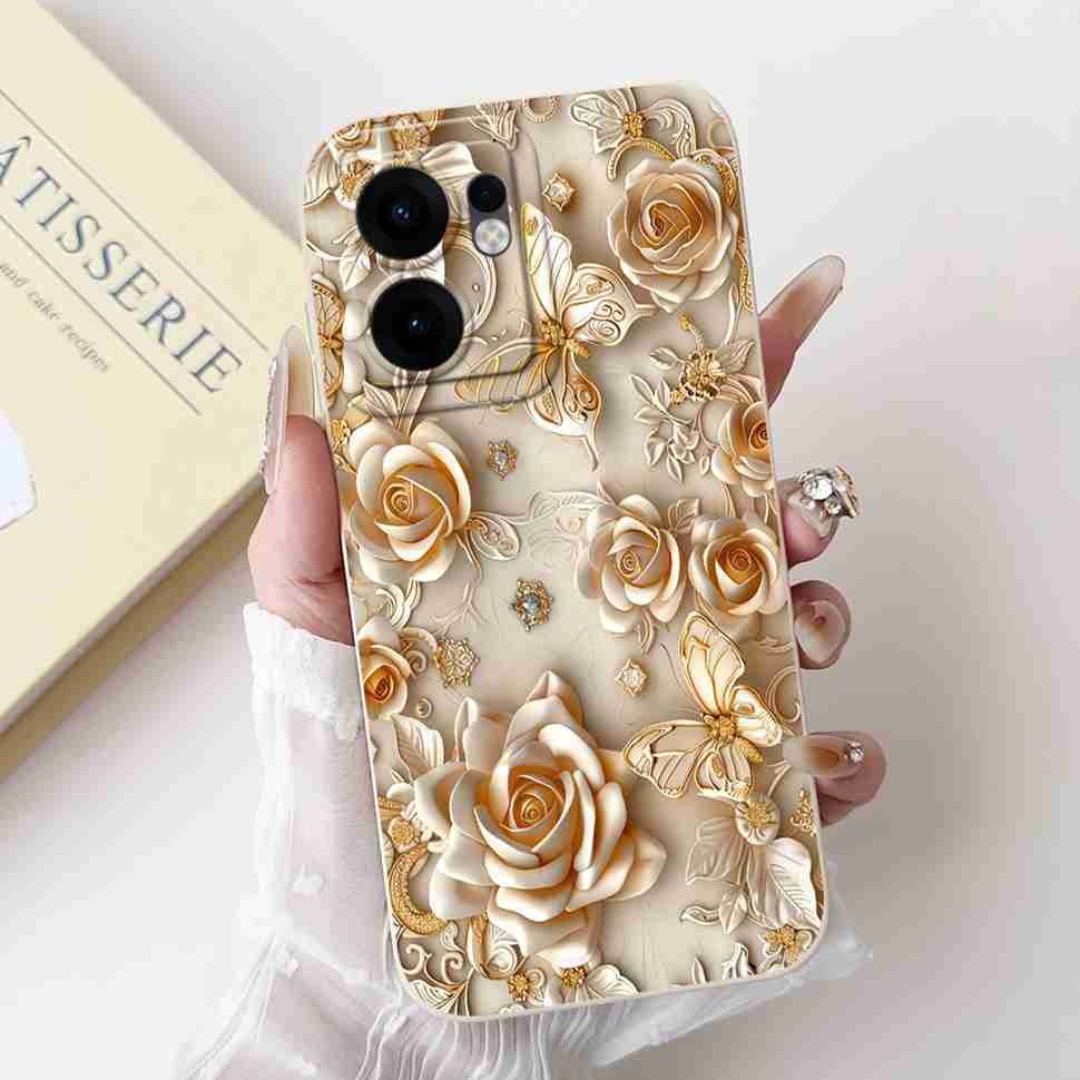 Flower Rabbit Case For OPPO Reno 13F 4G 5G Silicone Soft Cover For OPPO Reno13 F Reno13F 5G CPH2699 2025 Fundas Capas