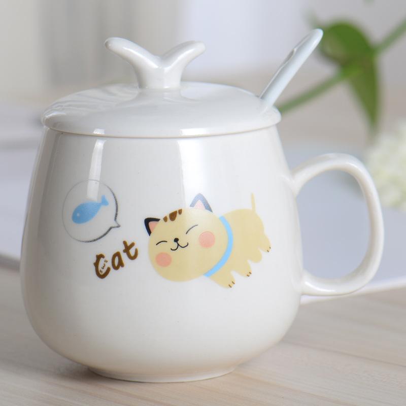 Creative Ceramic Cup Expression Water Cup Household Personalized Coffee Cup Cartoon Cup Mug