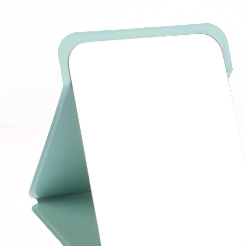 Desktop Makeup Mirror Pu Leather Portable Vanity Mirror Foldable Hand Mirror Compact Mirrors Cute Pocket Mirrors For Travel Tool