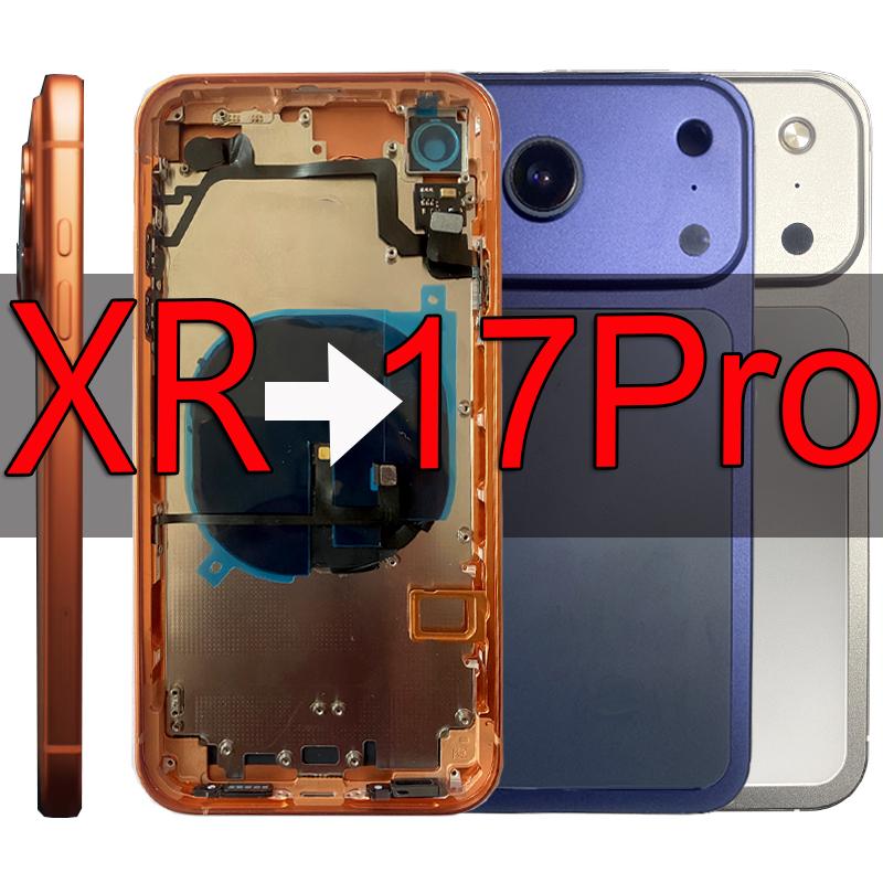 

Action Mute DIY Housing For iPhone XR To 17Pro 6.1 Back shell Replacement For XR Like 17Pro Style with Parts Free Orange None Assembled