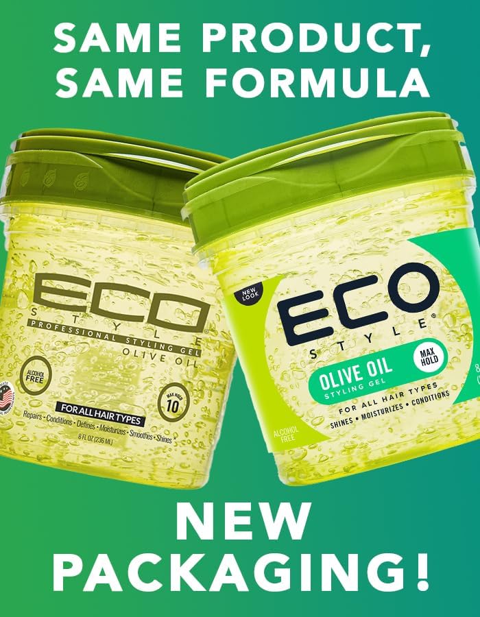 Eco Styler Gel Olive Oil 8 oz HP-00110 by Eco Styler