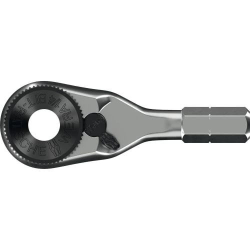WERA 05003662001 | 8011 Zyklop Mini 4-Bit Ratchet for 6.35mm, 1/4" X 50 Mm [Officially Imported from Japan]