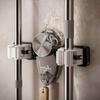 Waterproof Mop Clip Rack Wall Hanging Broom Mop Holder Multifunctional Broom Storage Rack  for Home