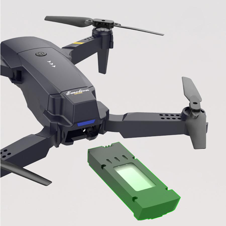 WIFI FPV 4K HD Dual Cameras Built-in Battery Foldable Selfie RC Quadcopter Drone