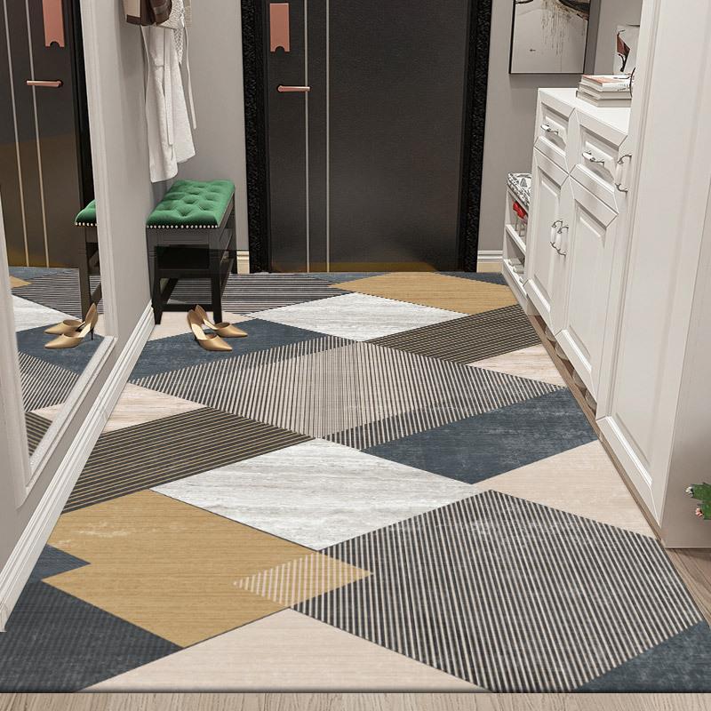 

Домашний ковер коврик для двери грязеотталкивающий ковер спальня прикроватная тумбочка гостиная ванная комната впитывающий простой коврик 50*80CM