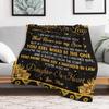 To My Daughter In Law Throw Blanket Fluffy Cozy Throw Blanket for Home Decor