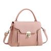 Macaron Handbag New Fashionable Lock Shoulder Cross Bag Flip Bag