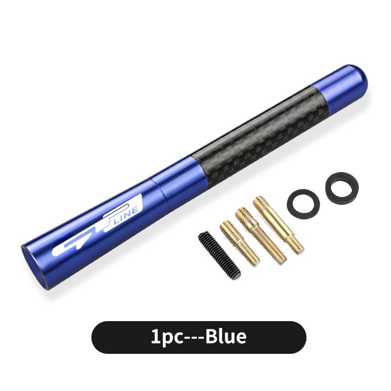 For KIA 12cm Carbon Fiber Auto Roof Antenna Radio Aerial Antenna Accessories gt gtline Xline ceed Forte RIO STINGER Seltos K3 K4 wvkzl55 vngk1
