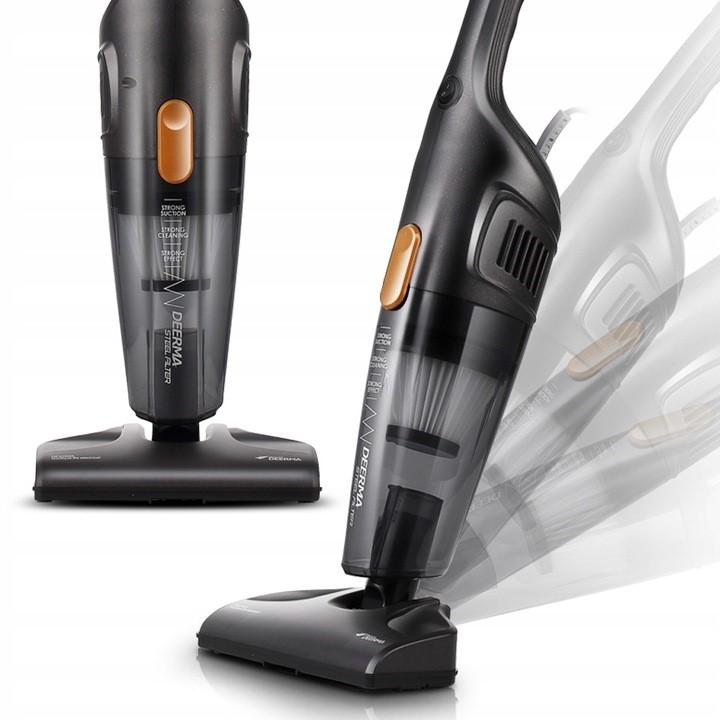 Deerma Dx115C Upright Vacuum Cleaner Black 1 Pc