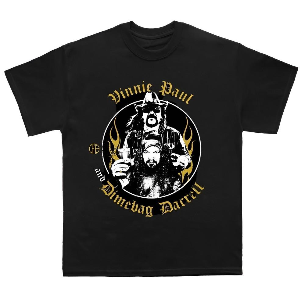 Authentic Abbott Brothers Vinnie Paul & Dimebag Darrell T-Shirt S-2XL NEW Unisex T-Shirt S