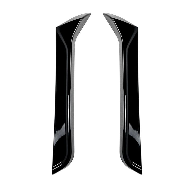 Car Rear Window Side Spoiler Canards Splitter for VW T-Roc 2017-2024 Rear Windshield Side Wing Trim Sticker чёрный