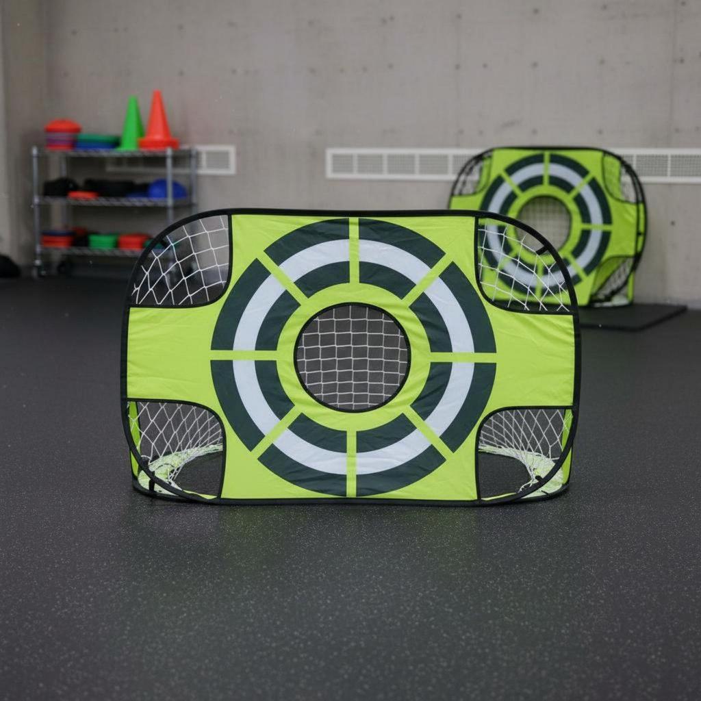 Folding Soccer Goal Foldable Kids Target Set Multi-Function Sports Gear