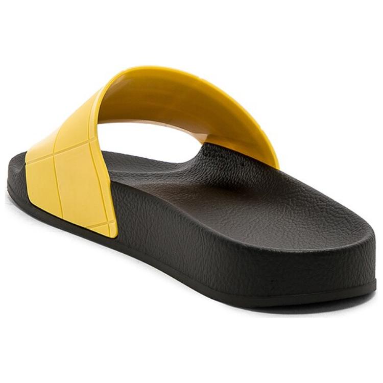 Raf Simons X Adidas Adilette Checkerboard Black Lemon Unisex Sandals Yellow Core-Black B22529