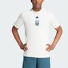 Adidas Italy National Team Football Casual Printed Raglan Sleeve T-Shirt Men Tops White IU2120