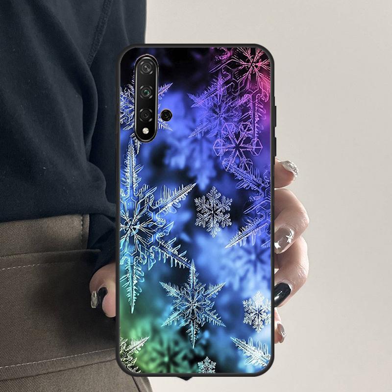 Snow Snowflake Winter For Huawei Nova 12s 12i 11i 7i 8i 9 10 SE Y91 Y90 Y60 Y70 Y72 Y61 P60 Pro P30 P40 Lite Case