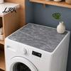 Washing Machine Surface Guard Washer Top Protector Mat, Dryer Cover, Flowers or Marble Protective Pad Pattern, Non-Slip Highly Absorbent Mat