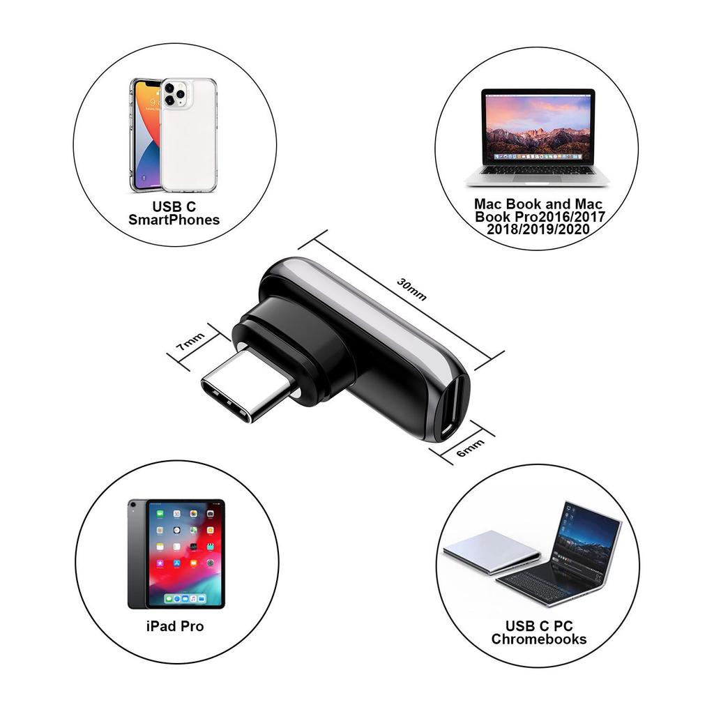 Magnetyczny adapter USB-C 24-pinowy do szybkiego ładowania PD100W - Kompatybilny z USB 3.1