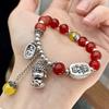 Chinese Style New Year Bangle Blessing Accessories Women's Wrist Jewelry  Friends