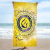 Al-Nassr Print Beach Towel, Large Soft Quick Dry Towel for Beach Camping Swimming