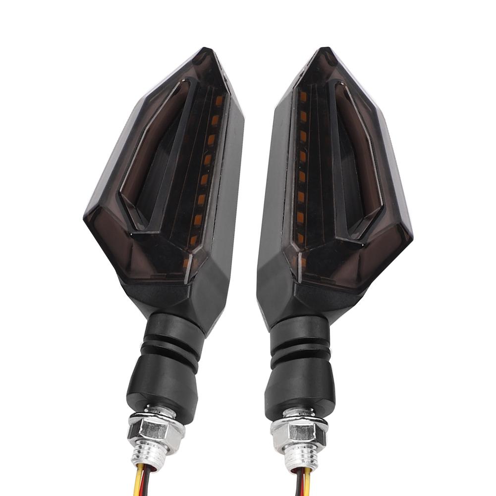 2Pcs Motorcycle Led Turn Signal Lights Turning Indicators Lamp Fit for Honda