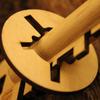 children Funny Kong Ming Lock Toys Wooden Toy Unlock Puzzle Key Intellectual Educational Stress