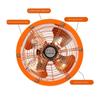 Hochgeschwindigkeits-8/10-Zoll-Axialventilator, leistungsstarker, geräuscharmer Abluftventilator, industrieller Kanalventilator, runde Abluftventilator 220V