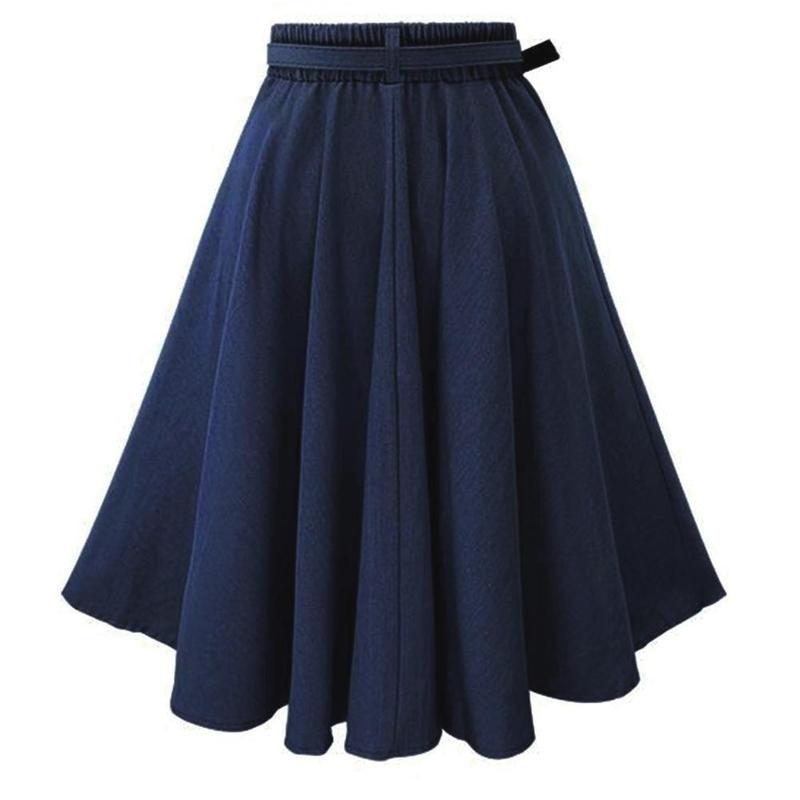 

Женская мода Новая женская юбка в ковбойском стиле(Размер:Талия 65см-77см, длина 60см) темно-синий