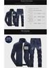 Men's Korean-Style Trendy Running Suit - Casual Sweater Jacket Set for Spring and Autumn