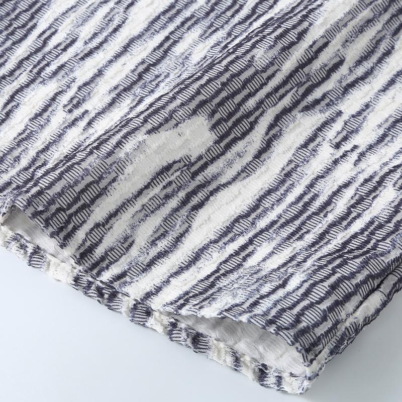 Ανδρικά κοντομάνικα πουκάμισα Summer Fashion Plus Size 4XL-11XL Oversized ριγέ Ανδρικό πουκάμισο