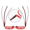 Single Piece Flip Makeup Reading Eyewear New Multi-Color Frame Flip Up And Down Makeup Presbyopia Eyewear Spring Foot Glasses