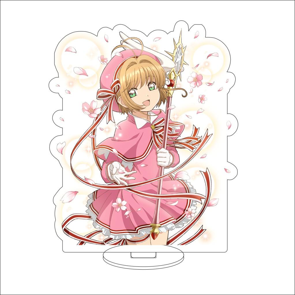 16CM Anime Cardcaptor Sakura Cosplay Acrylic Stand Ornaments KINOMOTO TOUYA/Daidouji Tomoyo Figure Stand Halloween Gifts