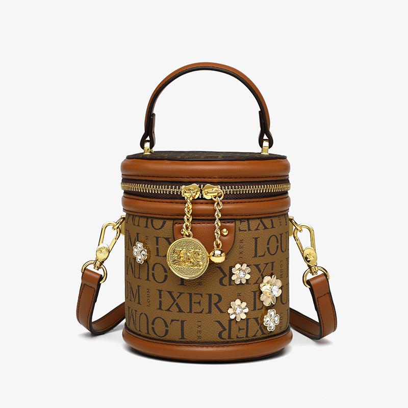 

2023 Новая модная универсальная сумка-мешок на одно плечо, старая цветочная сумка, женская сумка, ручная сумка через плечо M