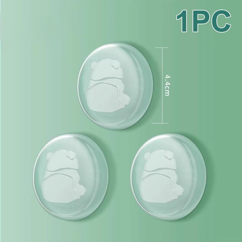 6 Stück Unsichtbare Silikon Anti-Kollisions-Stopper Runde Punktpolster Selbstklebende Schranktür-Schutzpolster Geräuschreduzierende Partikel