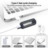 1PC LED Sicherheitsblinkendes Warnlicht USB wiederaufladbare Mini-Taschenlampe Schulterpolizeilicht mit Clip Fahrradrücklicht Helmwarnlicht YSL