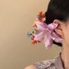 Fairy Thai Hair Fork Simulation Flower Bride Hair Accessories Headwear Flower Hair Stick  Beach