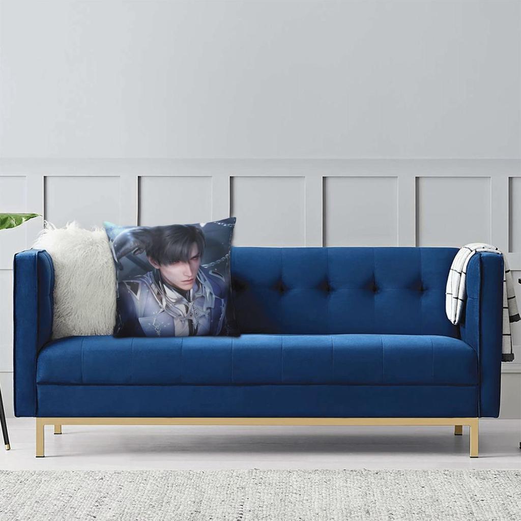 Love And Deepspace Zayne Pillowcase Double-sided Printing Polyester Cushion Cover Decor Throw Pillow Case Cover Home Zipper