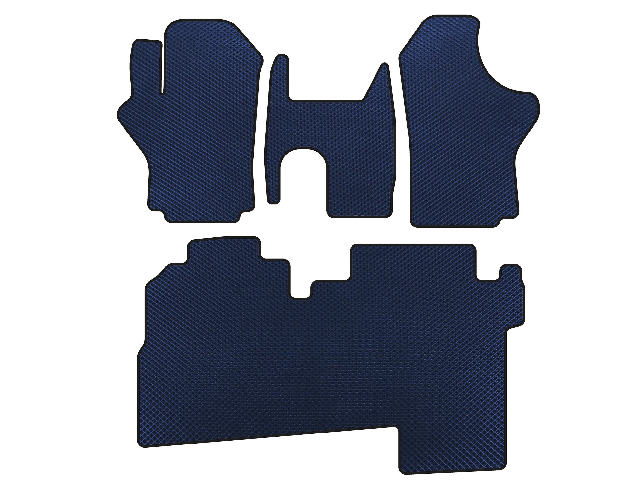 

EVA mats (2004-2007, 2 rows, 8-seater, Blue) for Hyundai H200, H1, Starex