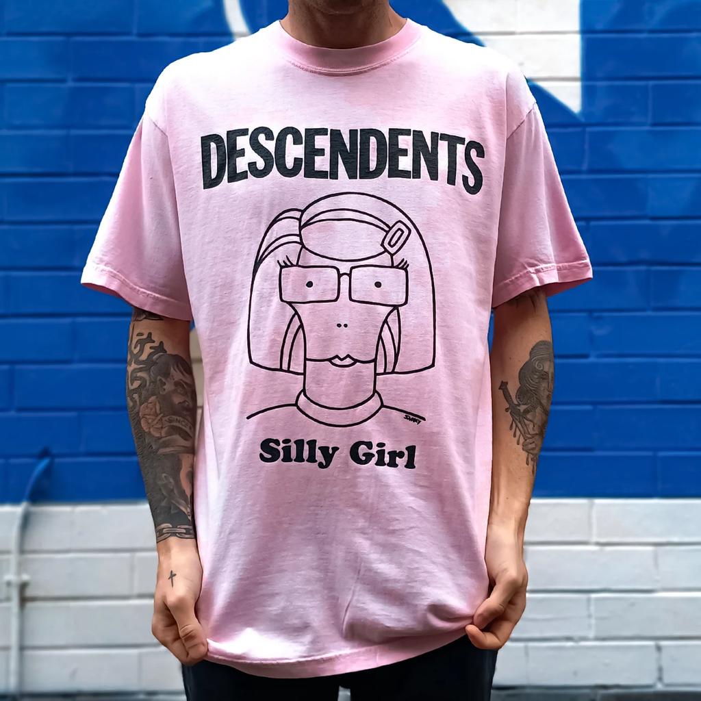 Hot 2026 Descendents Music Pattern Band Printed Cotton Tshirt Unisexs Summer Casual Top Short Sleeve Classic Male Unisex Tee