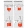 Automatic Water Level Control Valve Plastic Float Ball Valve 1/2" 3/4" Auto Shut Off Tank Pool Float Switch Water Inlet Valve