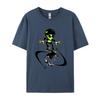 Moon Rider Alien TShirt Cotton Skateboard T Shirt For Unisex New Unique Tops Shirts Cute Sports T Shirt Unisex