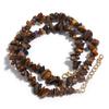 1 Strand 43cm Irregular Gravel Bead Choker Necklace Natural Stone Crystal Necklace Lobster Clasp Chain For Women Jewelry Gift