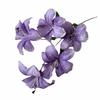 White Artificial Lily Flowers 5-head Simulation Decorative Bouquet  Indoor Decoration