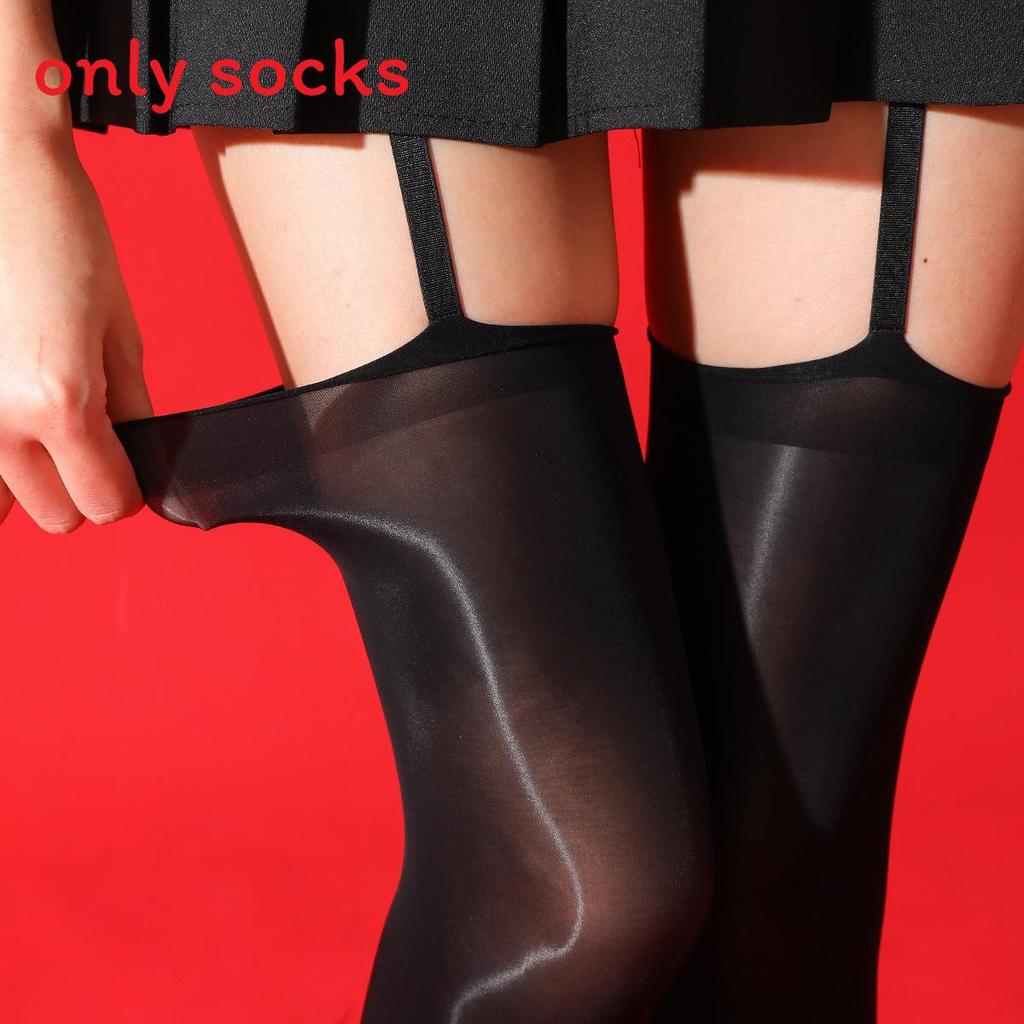 Nylon Sheer Tights With Lace Straps For Nightclub And Summer Wear For Women